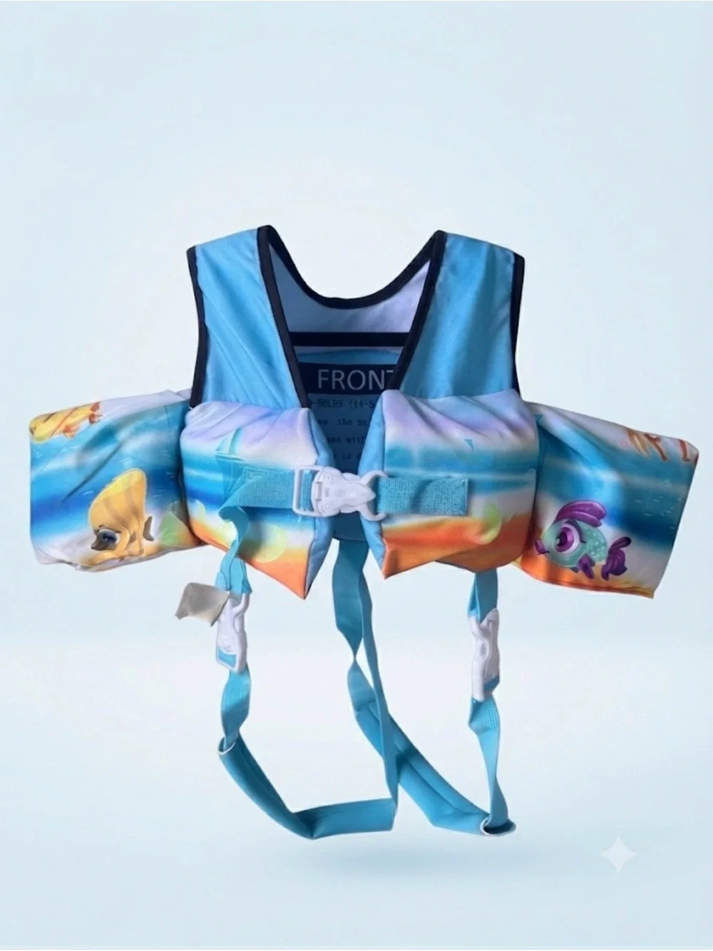 Kids Floatation Vest - Blue Ocean Print